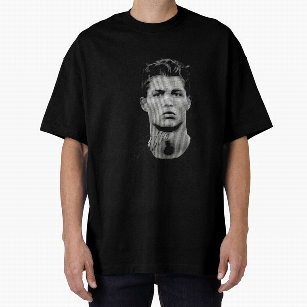 Cr7 Vintage Oversized T-Shirt Enjoy the Biggest Football Party of Global Football Passion for FIFA World Cup 2026 USA Canada Mexico, Filled with Messi, Neymar and Mbappe, Germany, Vintage Soccer Flavor, Modern Football Stars, National Flags and