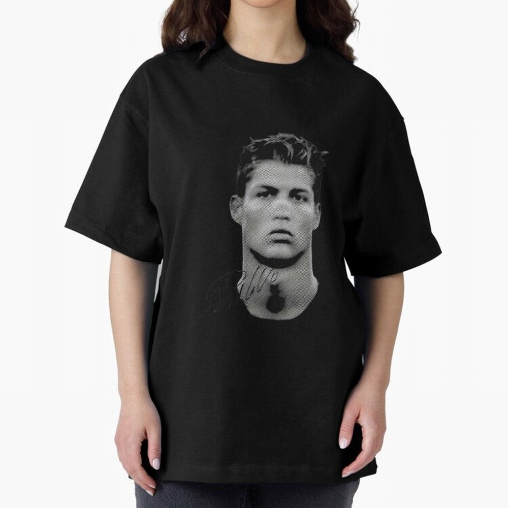Cr7 Vintage Oversized T-Shirt Enjoy the Biggest Football Party of Global Football Passion for FIFA World Cup 2026 USA Canada Mexico, Filled with Messi, Neymar and Mbappe, Germany, Vintage Soccer Flavor, Modern Football Stars, National Flags and