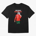 Cristiano Ronaldo Win Oversized T-Shirt Celebrate the Next Chapter of FIFA World Cup 2026 USA Canada Mexico Spirit, Filled with Brazil, Messi, CR7 and Mbappe, Game Day Rituals, Football Legends, Country Pride and the Road to the Final; Made for Die