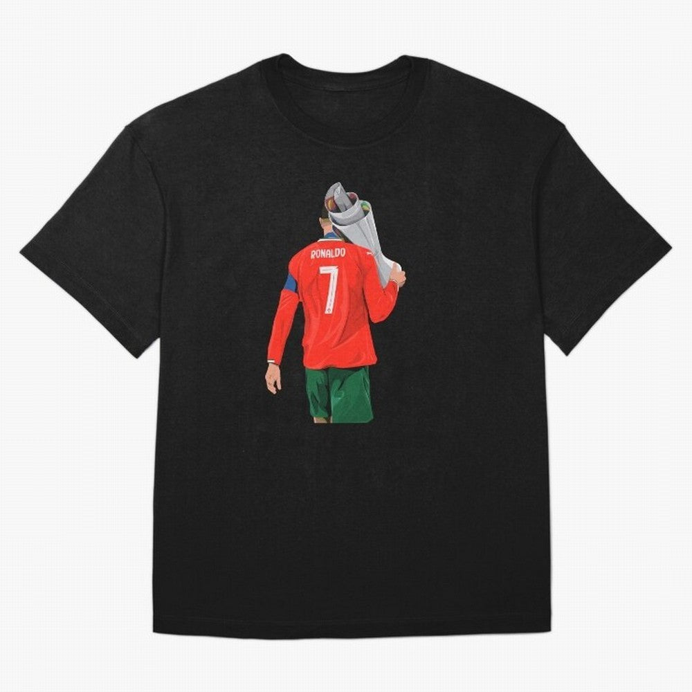 Cristiano Ronaldo Campion Oversized T-Shirt Unlock the FIFA World Cup 2026 Group Stage Journey through Mbappe Highlights, Argentina and Brazil Pride, Retro Football Energy, Iconic Rivalries, Trophy Chase Drama and Stadium Atmosphere; Perfect for