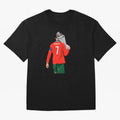 Cristiano Ronaldo Campion Oversized T-Shirt Unlock the FIFA World Cup 2026 Group Stage Journey through Mbappe Highlights, Argentina and Brazil Pride, Retro Football Energy, Iconic Rivalries, Trophy Chase Drama and Stadium Atmosphere; Perfect for