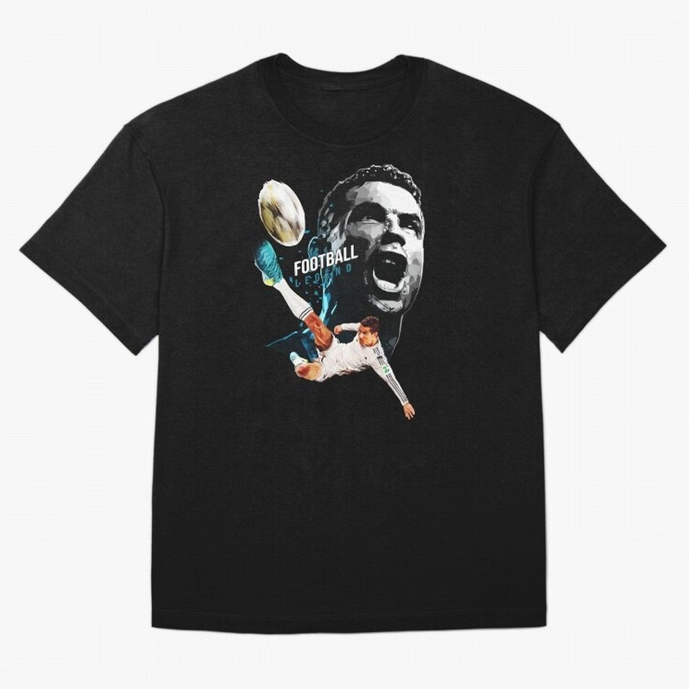 Cristiano Ronaldo Oversized T-Shirt Keep the Legacy of Global Football Passion for FIFA World Cup 2026, Capturing Haaland and Mbappe, France and Portugal, Stadium Memories, Football Loyalty, International Chants and Championship Tradition; Perfect
