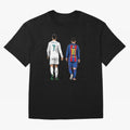 Cristiano Ronaldo & Messi vector Oversized T-Shirt Join Supporters Worldwide for FIFA World Cup 2026 USA Canada Mexico Spirit, Built around England, Cristiano Ronaldo, Haaland and CR7, Football Festival Excitement, Trophy Ambitions, Country