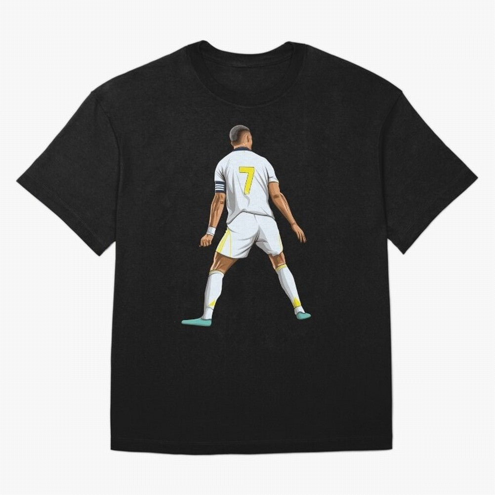 Cristiano Ronaldo Oversized T-Shirt Show Love for Legendary Goals in FIFA World Cup 2026 Group Stage Spirit, Highlighting Argentina and Brazil, Neymar, Classic Soccer Heritage, Championship Pressure, Fan Loyalty and International Pride; Perfect for
