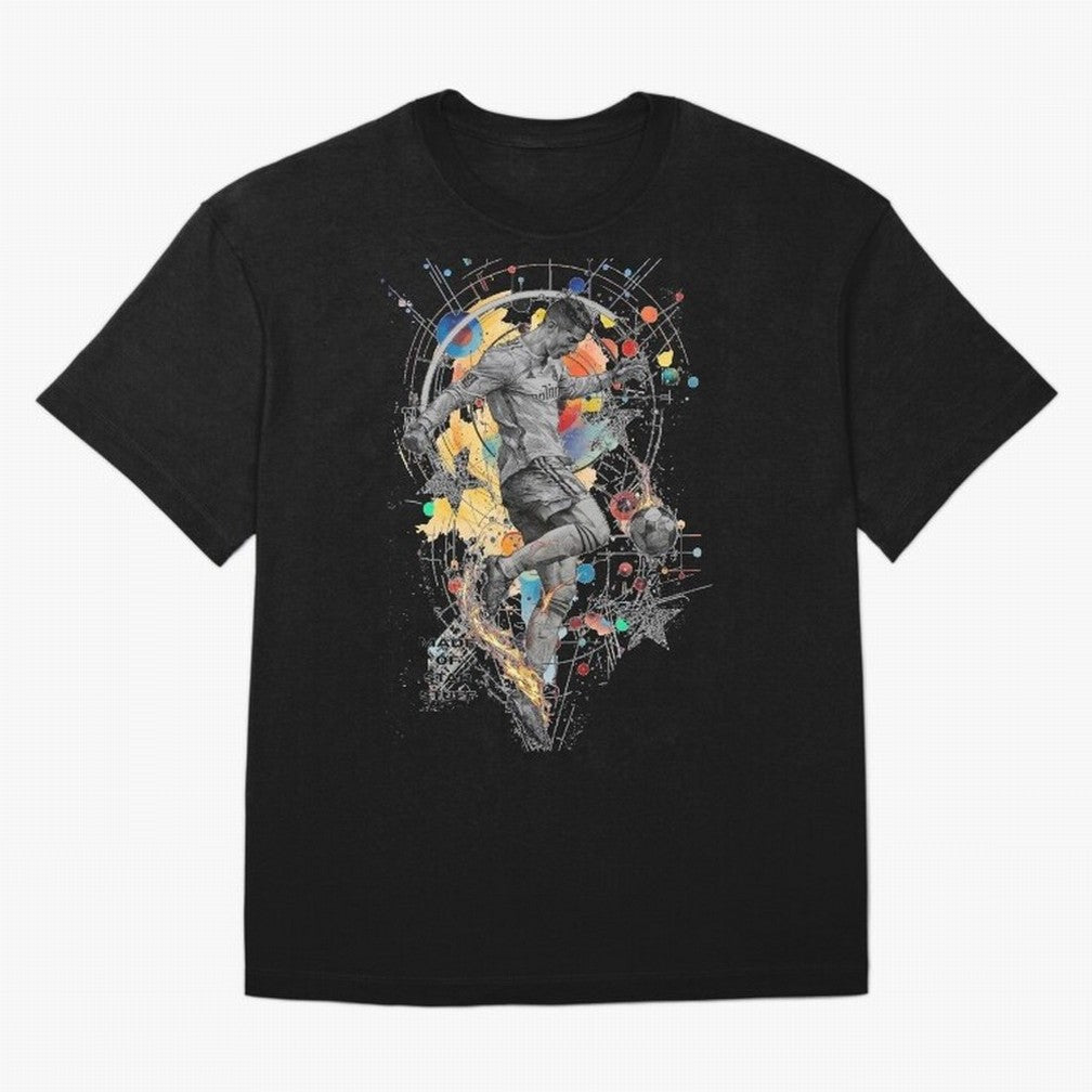 Cristiano Ronaldo Football Playmaker Oversized T-Shirt Create FIFA World Cup 2026 USA Canada Mexico Spirit, Made for Spain and Netherlands, Cristiano Ronaldo, Haaland and CR7, Football Passion, Legendary Performances, Festival Vibes and Supporter