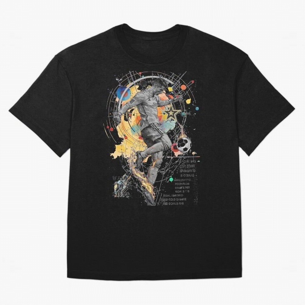 Cristiano Ronaldo Football Playmaker Oversized T-Shirt Celebrate Football Heritage in FIFA World Cup 2026 for Fans of Messi and Cristiano Ronaldo and Argentina, Bringing Football History, Final Match Energy, Crowd Noise and Once in a Lifetime