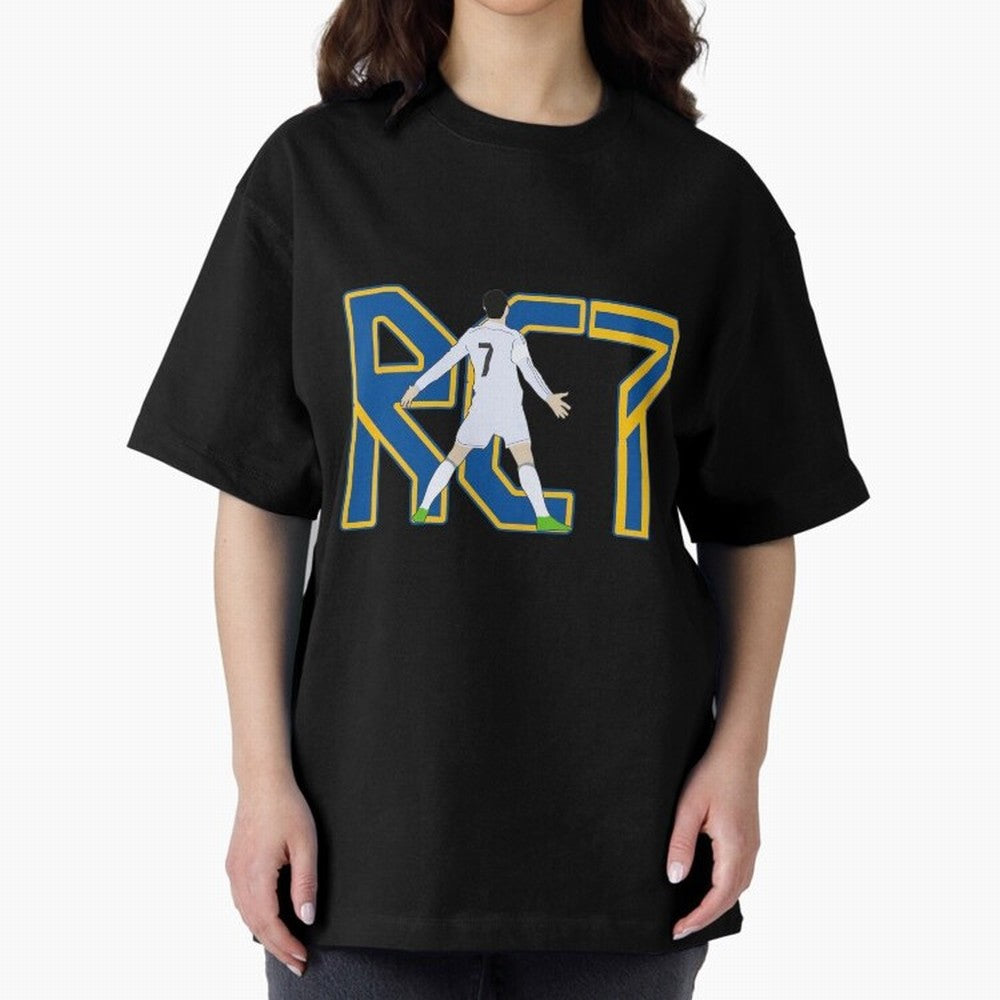 christiano soccer Oversized T-Shirt Celebrate Classic Football Spirit in Global Football Passion for FIFA World Cup 2026 USA Canada Mexico, Connected to Cristiano Ronaldo, Haaland and CR7, Spain and Netherlands, Soccer Culture, Superstar Moments,