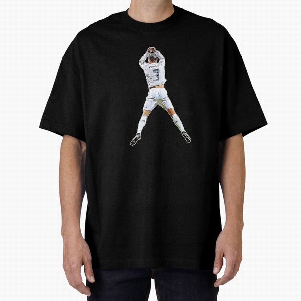 Siuuuu Oversized T-Shirt Follow Every Goal of FIFA World Cup 2026 USA Canada Mexico for Fans of Haaland and Mbappe and Brazil, Portugal and Argentina, Bringing Classic Soccer Heritage, Championship Pressure, Fan Loyalty and International Pride;