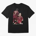 Luis Figo & Cristiano Ronaldo Oversized T-Shirt Join the Countdown to FIFA World Cup 2026 USA Canada Mexico Spirit, Filled with France, Mbappe and Neymar, Game Day Rituals, Football Legends, Country Pride and the Road to the Final; Created for