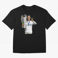 Cristiano Ronaldo with the cup Oversized T-Shirt Bring Retro Soccer Energy to the FIFA World Cup 2026 Group Stage Journey through Mbappe Highlights, Argentina Pride, Supporter Pride, Iconic Celebrations, Legendary Names and Global Match Day Energy;