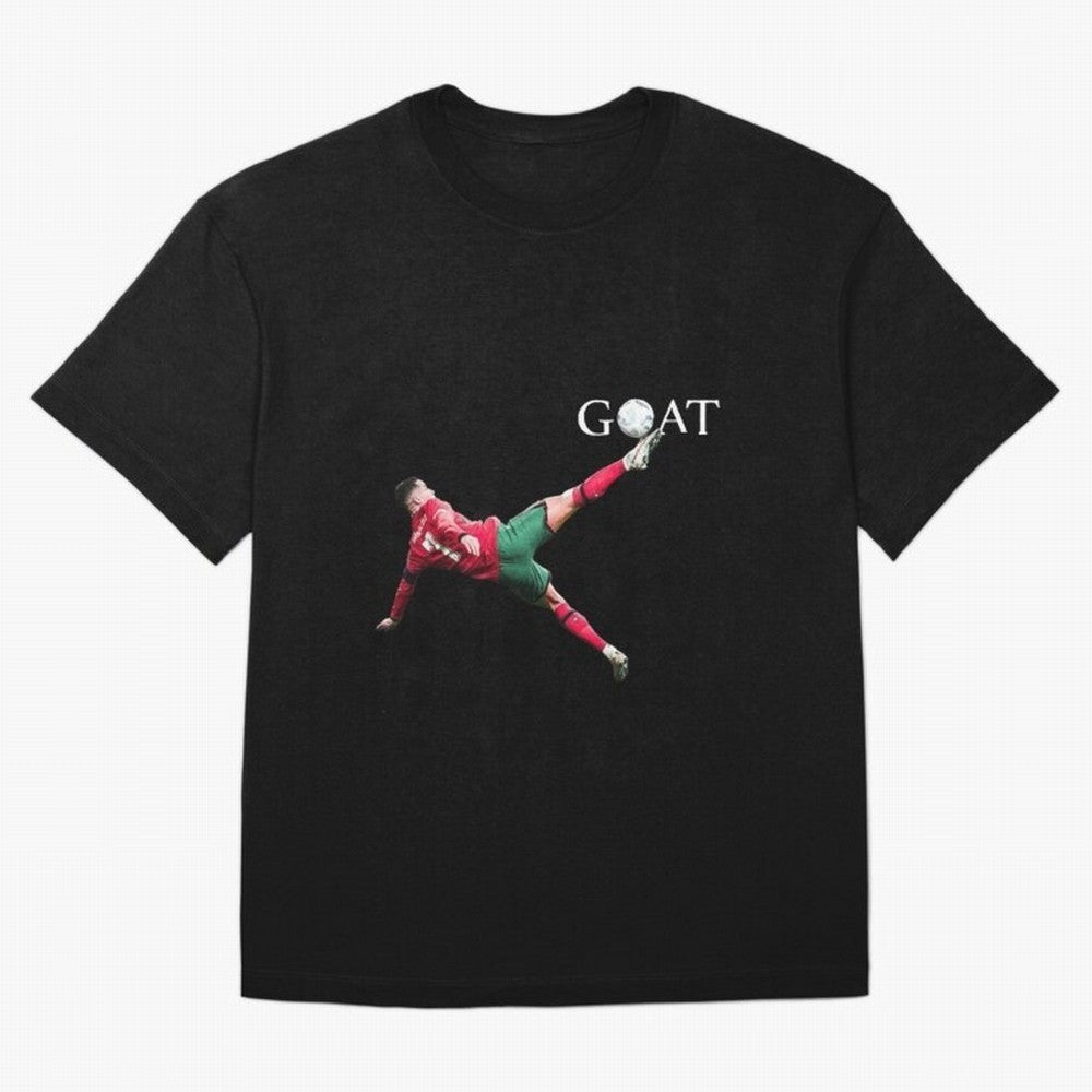 GOAT in Motion: Ronaldo's Iconic Bicycle Kick Oversized T-Shirt Upgrade FIFA World Cup 2026 Celebrating Neymar, France Energy, Game Day Rituals, Football Legends, Country Pride and the Road to the Final; Made for Collectors Who Enjoy Iconic