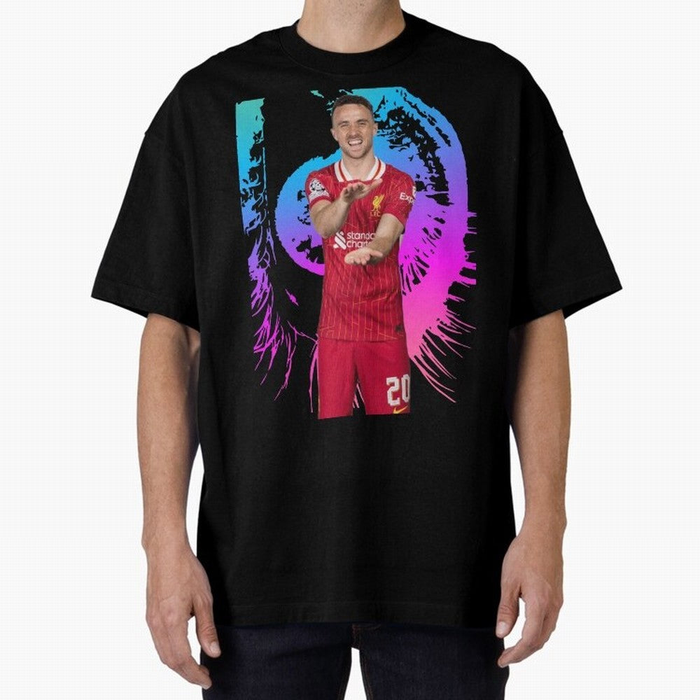 Diogo Jota Oversized T-Shirt Honor the Beautiful Game during FIFA World Cup 2026 Spirit, Celebrating England and Germany, Messi, CR7 and Mbappe, Game Day Rituals, Football Legends, Country Pride and the Road to the Final; Created for Match Day