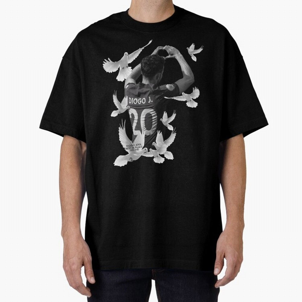 Diogo Jota rest in peace Oversized T-Shirt Support Iconic Players in FIFA World Cup 2026 Group Stage for Fans of Cristiano Ronaldo, Haaland and CR7 and Spain, Bringing Fan Favorite Moments, National Team Passion, Big Match Drama and Soccer History;