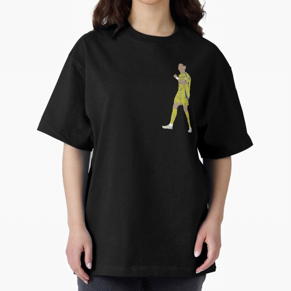 cr7 2025 Al-Nassr club suiiiii Oversized T-Shirt Relive the Noise and Pride of the FIFA World Cup 2026 Group Stage Journey through Haaland and Mbappe Highlights, Brazil, Portugal and Argentina Pride, Worldwide Fan Energy, Dramatic Goals, Stadium