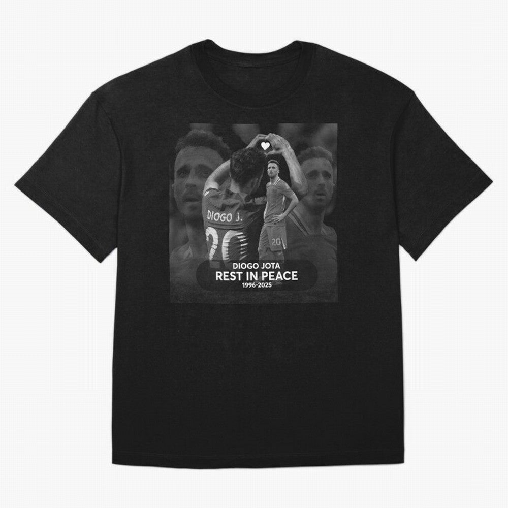 Diogo Jota rest in peace Oversized T-Shirt Join Supporters Worldwide for FIFA World Cup 2026 USA Canada Mexico for Fans of Mbappe and Neymar and Brazil, Portugal and Argentina, Bringing Champion Mindset, Group Stage Buzz, Knockout Tension and