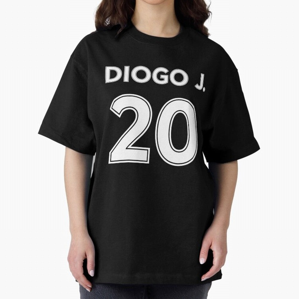 Diogo Jota number 20 Oversized T-Shirt Bring Global Tournament Vibes to FIFA World Cup 2026 USA Canada Mexico Driven by Neymar, Haaland and Cristiano Ronaldo, Brazil, Portugal and Argentina Energy, Champion Mindset, Group Stage Buzz, Knockout