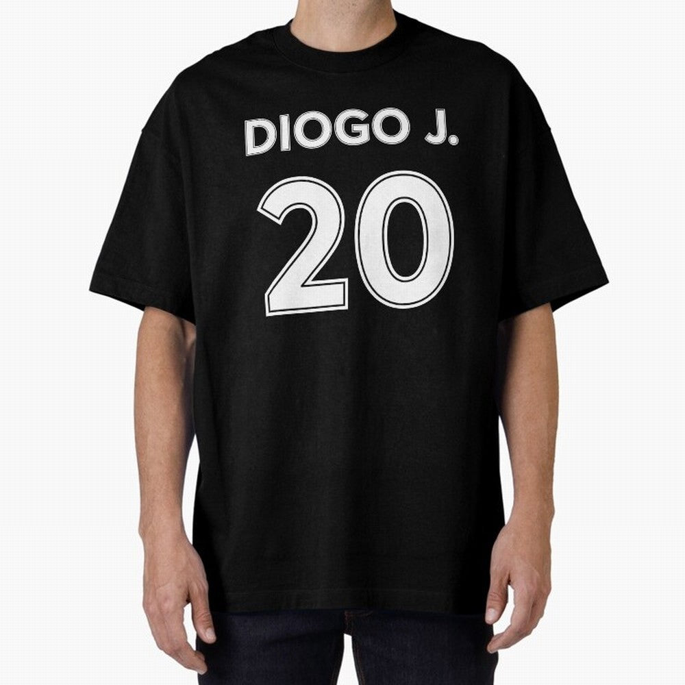 Diogo Jota number 20 Oversized T-Shirt Bring Global Tournament Vibes to FIFA World Cup 2026 USA Canada Mexico Driven by Neymar, Haaland and Cristiano Ronaldo, Brazil, Portugal and Argentina Energy, Champion Mindset, Group Stage Buzz, Knockout