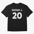 Diogo Jota number 20 Oversized T-Shirt Bring Global Tournament Vibes to FIFA World Cup 2026 USA Canada Mexico Driven by Neymar, Haaland and Cristiano Ronaldo, Brazil, Portugal and Argentina Energy, Champion Mindset, Group Stage Buzz, Knockout