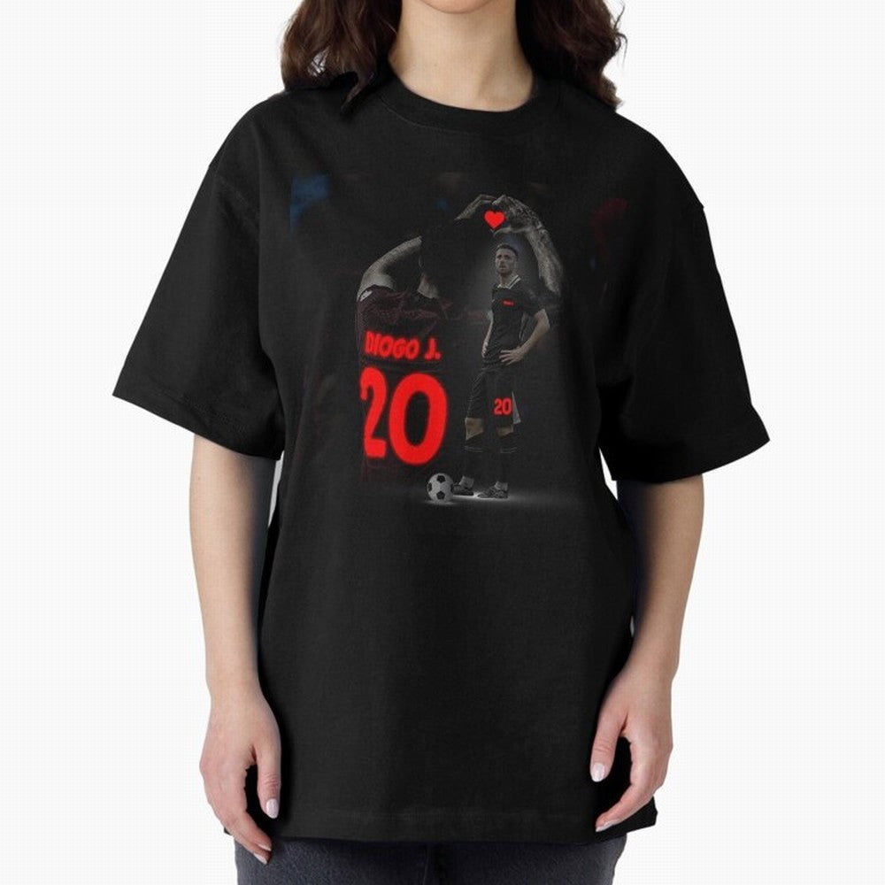 Diogo Jota poster Oversized T-Shirt Unlock Global Football Passion for FIFA World Cup 2026 USA Canada Mexico, Featuring Neymar, England, France and Netherlands, Fan Favorite Moments, National Team Passion, Big Match Drama and Soccer History;