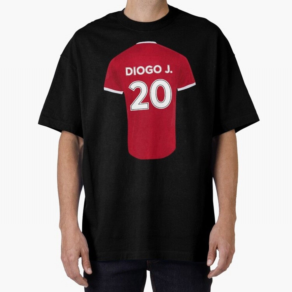 Diogo Jota jersey Oversized T-Shirt Stand Out with Spirit from FIFA World Cup 2026 USA Canada Mexico for Fans of CR7 and England and Germany, Bringing Football Passion, Legendary Performances, Festival Vibes and Supporter Community; Great for