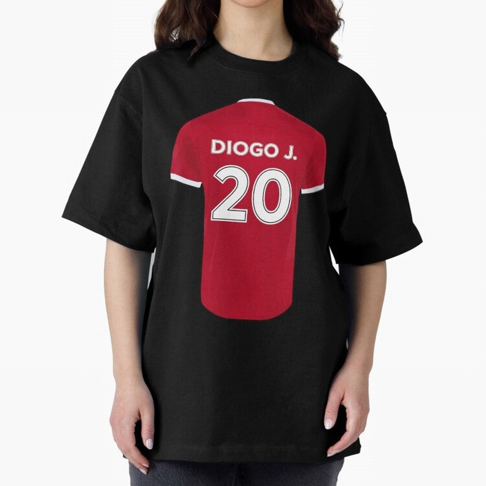 Diogo Jota jersey Oversized T-Shirt Stand Out with Spirit from FIFA World Cup 2026 USA Canada Mexico for Fans of CR7 and England and Germany, Bringing Football Passion, Legendary Performances, Festival Vibes and Supporter Community; Great for