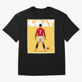 Cristiano Ronaldo Men's CR7 Football Jersey | Real Madrid GOAT Portugal Sports Shirt Fan Gift Oversized T-Shirt Celebrate Supporters United by FIFA World Cup 2026 USA Canada Mexico Spirit, Filled with England, France and Netherlands, Cristiano
