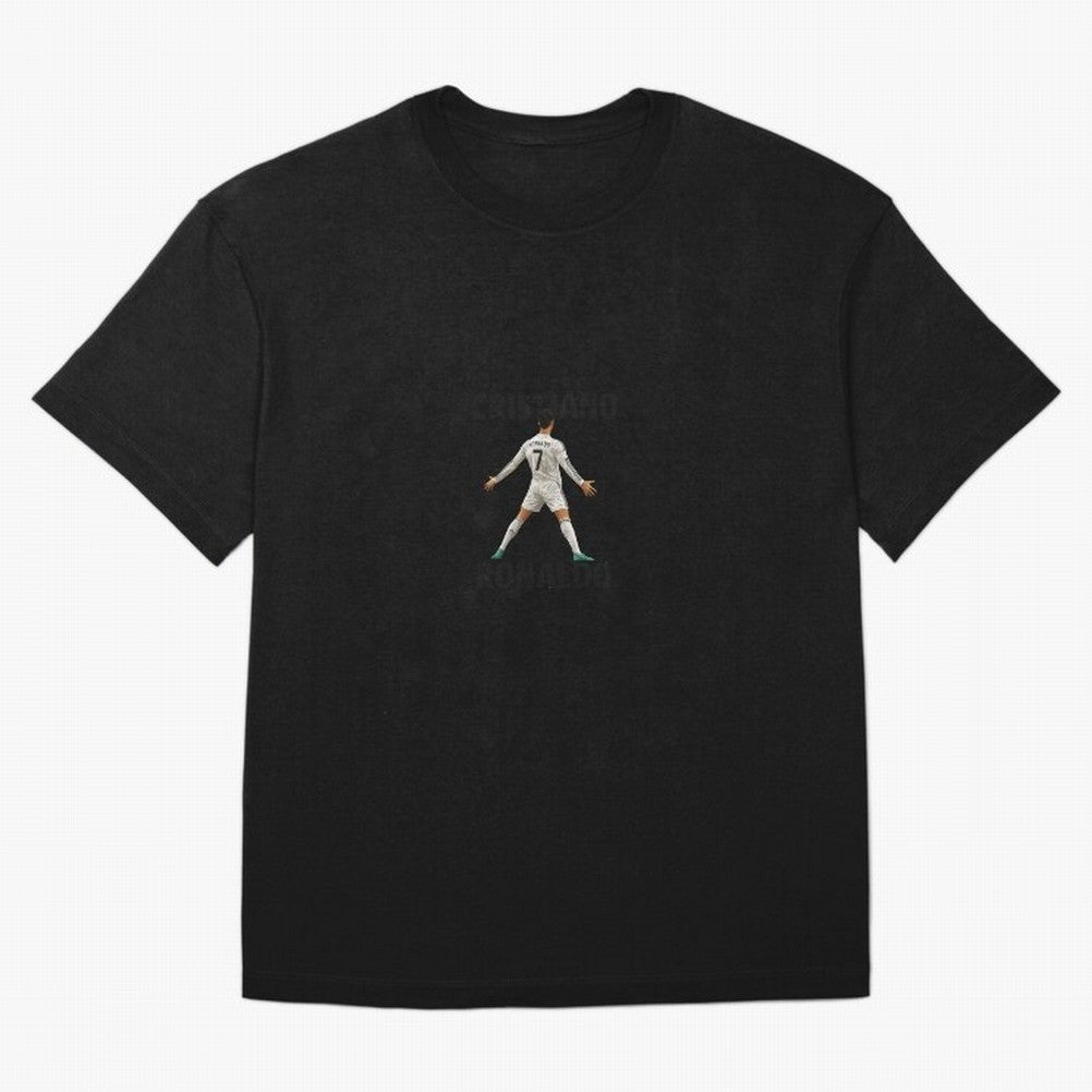 Cristiano Ronaldo ¨C Iconic Celebration Pose | Football Art Oversized T-Shirt Upgrade Global Football Passion for FIFA World Cup 2026 Group Stage, Celebrating Cristiano Ronaldo, Haaland and CR7, Argentina and Brazil, Stadium Memories, Football