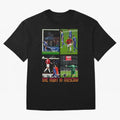 One Night in Moscow ¨C Manchester United 2008 Champions League Glory Artwork Oversized T-Shirt Bring Trophy Dreams to FIFA World Cup 2026 USA Canada Mexico for Fans of Messi, CR7 and Mbappe and Brazil, Portugal and Argentina, Bringing Goal