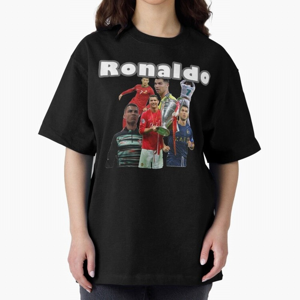 Cristiano Ronaldo Oversized T-Shirt Turn Every Weekend Toward Match Day Hype around FIFA World Cup 2026 USA Canada Mexico, Neymar, England, France and Netherlands, Supporter Pride, Iconic Celebrations, Legendary Names and Global Match Day Energy;