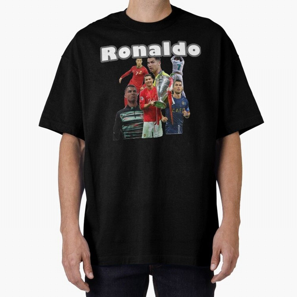 Cristiano Ronaldo Oversized T-Shirt Turn Every Weekend Toward Match Day Hype around FIFA World Cup 2026 USA Canada Mexico, Neymar, England, France and Netherlands, Supporter Pride, Iconic Celebrations, Legendary Names and Global Match Day Energy;