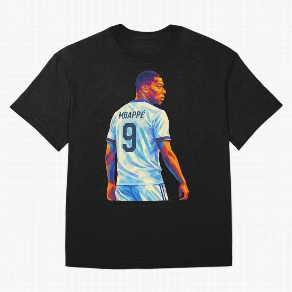 Kyliam Mbappe Oversized T-Shirt Cheer for Match Day Hype around FIFA World Cup 2026 Group Stage, CR7, Spain and Netherlands, Champion Mindset, Group Stage Buzz, Knockout Tension and Passionate Fan Culture; Ideal for Football Dads, Football Moms,