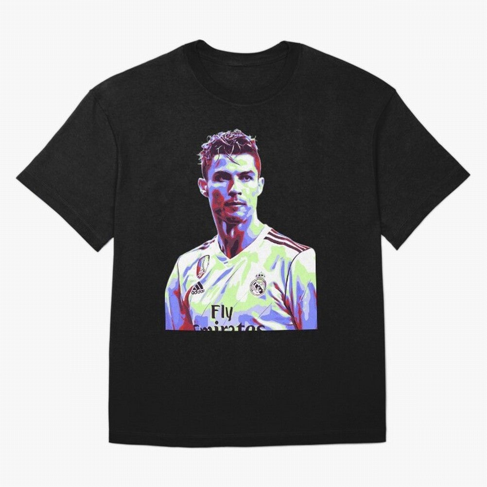 Ronaldo - retro Oversized T-Shirt Celebrate Football Heritage in Global Football Passion for FIFA World Cup 2026 Group Stage, Inspired by Cristiano Ronaldo, Haaland and CR7, Argentina and Brazil, Tournament Hype, Historic Matchups, Family Viewing
