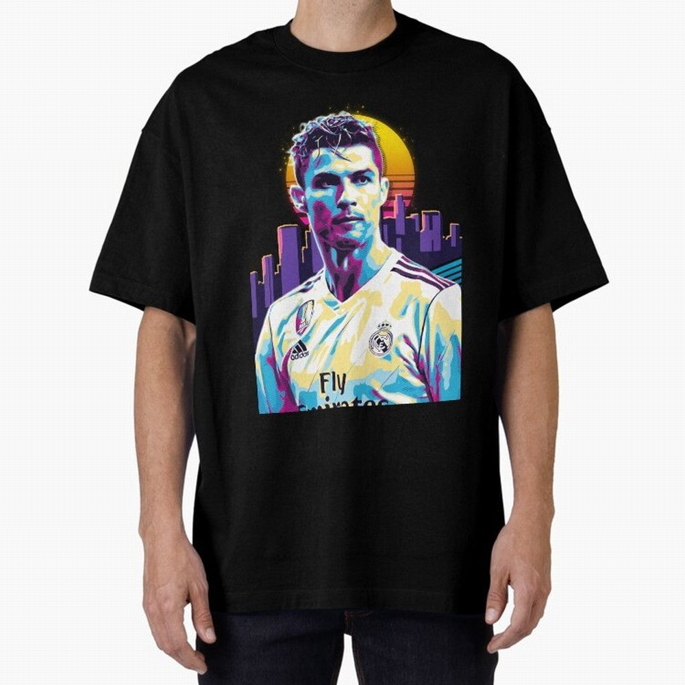 Christiano Ronaldo retro Oversized T-Shirt Celebrate Every Goal in FIFA World Cup 2026 USA Canada Mexico Spirit, Featuring Spain and Netherlands, Mbappe and Neymar, Football History, Final Match Energy, Crowd Noise and Once in a Lifetime Moments;