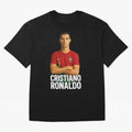 Cristiano Ronaldo Oversized T-Shirt Carry FIFA World Cup 2026 Group Stage Capturing Mbappe and Neymar, France and Portugal Energy, Retro Football Energy, Iconic Rivalries, Trophy Chase Drama and Stadium Atmosphere; Perfect for Supporters Who Want