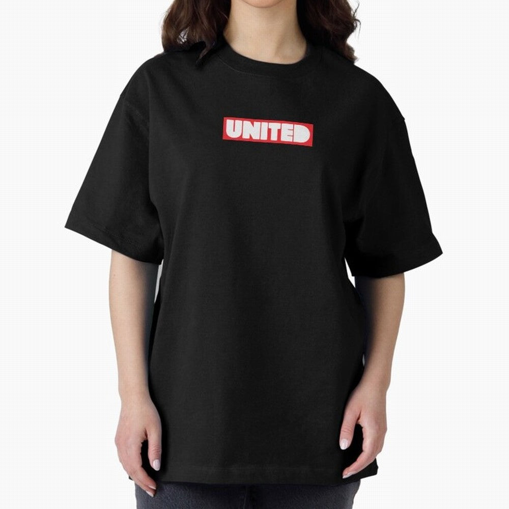 Manchester United - United Oversized T-Shirt Relive Legendary Nights from Global Football Passion for FIFA World Cup 2026 USA Canada Mexico, Connected to CR7, England, France and Netherlands, Global Supporter Spirit, Legendary Goals, National