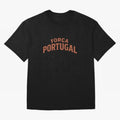 Vintage For?a Portugal Emblem ¨C Portuguese Football Fan Design Oversized T-Shirt Represent Football Lovers during the FIFA World Cup 2026 Journey through Messi and Cristiano Ronaldo Highlights, Germany Pride, Game Day Rituals, Football Legends,