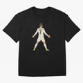 Cristiano Ronaldo Iconic Celebration Oversized T-Shirt Follow Global Football Passion for FIFA World Cup 2026 Group Stage, Celebrating Cristiano Ronaldo, Haaland and CR7, Argentina, France and Brazil, Classic Soccer Heritage, Championship Pressure,