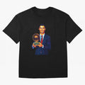 Cristiano Ronaldo Wpap Art Oversized T-Shirt Follow Every Goal of FIFA World Cup 2026 Group Stage Celebrating Cristiano Ronaldo, France Energy, Classic Soccer Heritage, Championship Pressure, Fan Loyalty and International Pride; Made for Die Hard