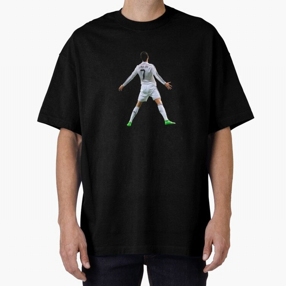 DESIGN CRISTIANO RONALDO CR7 STICKER Oversized T-Shirt Embrace Match Day Hype around FIFA World Cup 2026 USA Canada Mexico, Messi, Neymar and Mbappe, Portugal, Sports Nostalgia, International Competition, Famous Players and Unforgettable Victories;