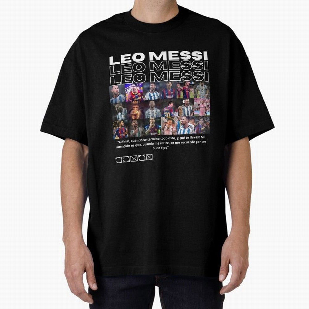 Leo Messi design Oversized T-Shirt Celebrate National Team Dreams in Global Football Passion for FIFA World Cup 2026, Driven by Neymar, Haaland and Cristiano Ronaldo, Argentina and Brazil, Tournament Hype, Historic Matchups, Family Viewing Parties