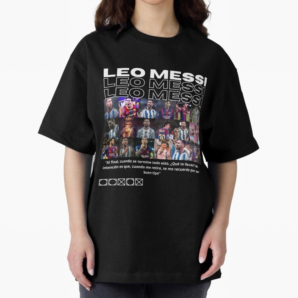 Leo Messi design Oversized T-Shirt Celebrate National Team Dreams in Global Football Passion for FIFA World Cup 2026, Driven by Neymar, Haaland and Cristiano Ronaldo, Argentina and Brazil, Tournament Hype, Historic Matchups, Family Viewing Parties