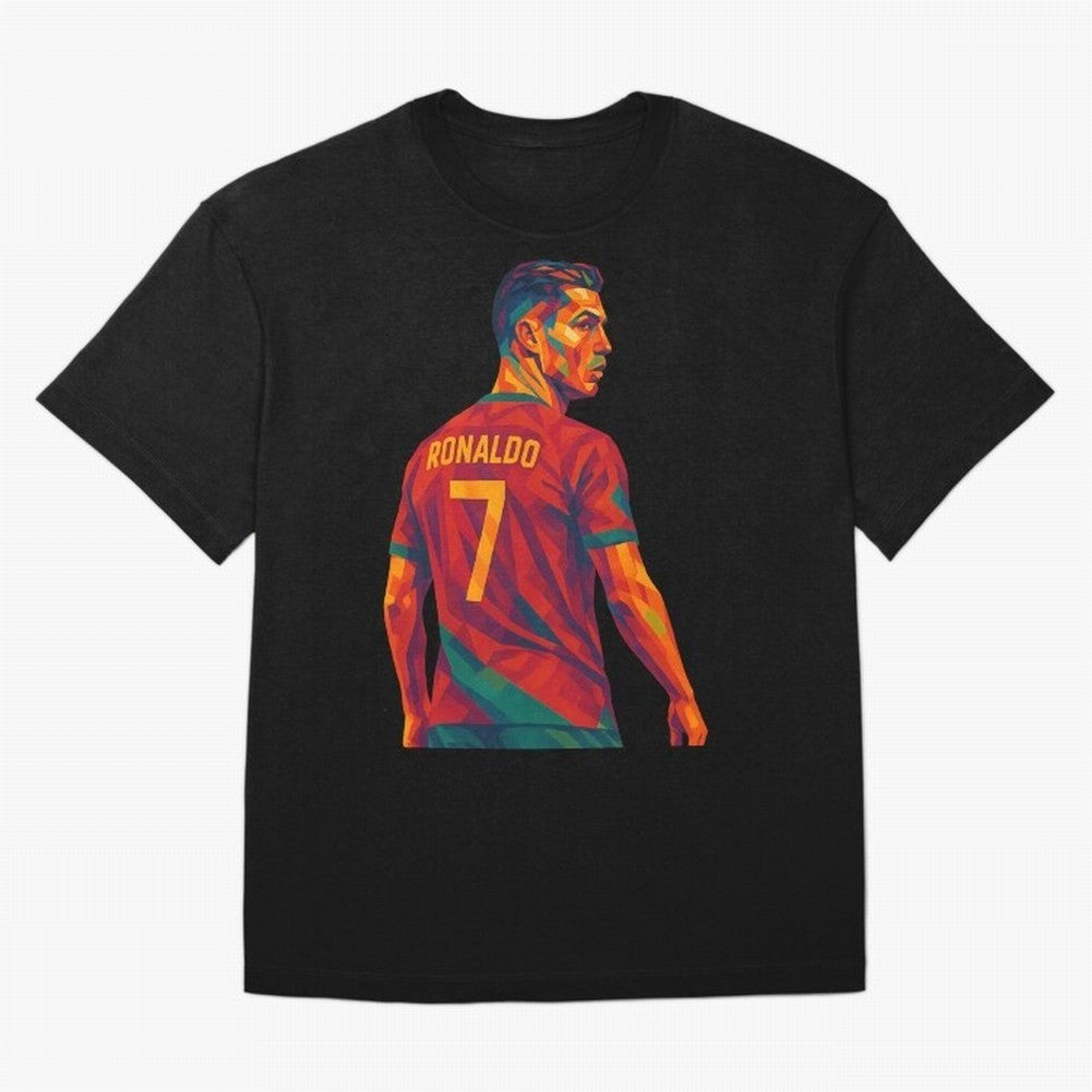 Cristiano Ronaldo Oversized T-Shirt Bring Global Tournament Vibes to Global Football Passion for FIFA World Cup 2026 Group Stage, Celebrating Messi and Cristiano Ronaldo, Portugal, Football Festival Excitement, Trophy Ambitions, Country Rivalries