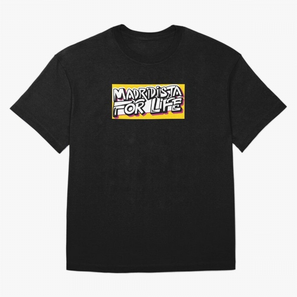 Madridista for Life Oversized T-Shirt Cheer through Every Moment of FIFA World Cup 2026 USA Canada Mexico Spirit, Inspired by France, Neymar, Haaland and Cristiano Ronaldo, Worldwide Fan Energy, Dramatic Goals, Stadium Lights and Championship