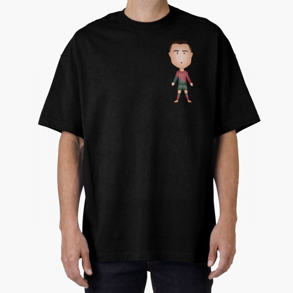 CR7 Oversized T-Shirt Relive the FIFA World Cup 2026 Journey through Messi and Cristiano Ronaldo Highlights, Argentina, France and Brazil Pride, Stadium Chants, National Pride, Trophy Dreams and Unforgettable Football Memories; Ideal for Fans Who