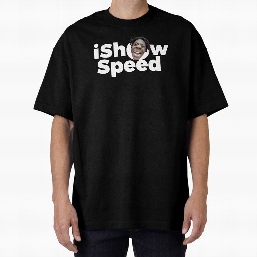 Ishowspeed Oversized T-Shirt Show Your Tournament Heart for FIFA World Cup 2026 Group Stage Built around Messi, Portugal, Spain and Germany Energy, Sports Nostalgia, International Competition, Famous Players and Unforgettable Victories; Perfect for