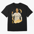 Cristiano Ronaldo Madrid Art - Iconic Soccer Legend Tribute Oversized T-Shirt Celebrate Global Passion for FIFA World Cup 2026 Built around Neymar, France Energy, Champion Mindset, Group Stage Buzz, Knockout Tension and Passionate Fan Culture;
