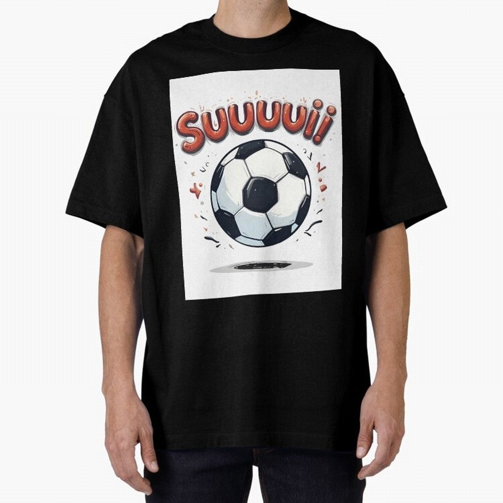 Suuuuii! CR7 Celebration Oversized T-Shirt Make Every Match About Global Football Passion for FIFA World Cup 2026, Highlighting Messi, Brazil, Portugal and Argentina, Football History, Final Match Energy, Crowd Noise and Once in a Lifetime Moments;