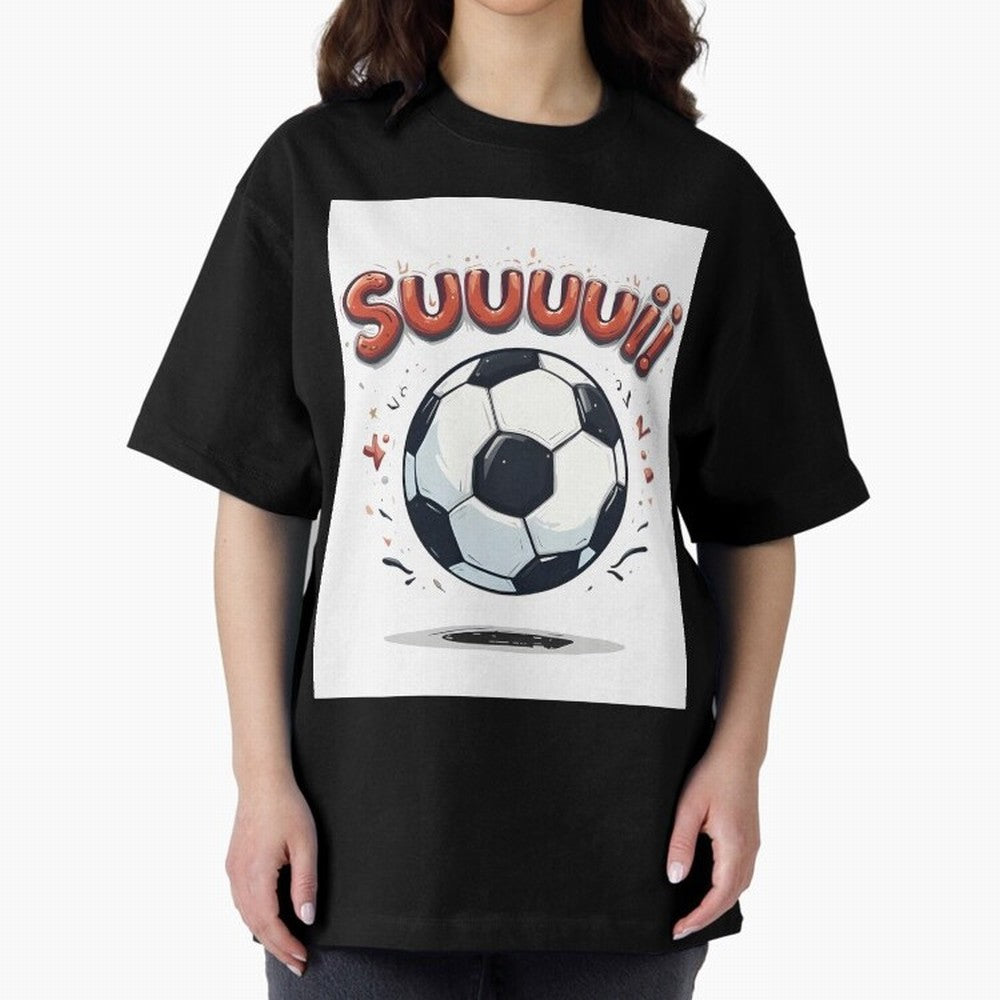 Suuuuii! CR7 Celebration Oversized T-Shirt Make Every Match About Global Football Passion for FIFA World Cup 2026, Highlighting Messi, Brazil, Portugal and Argentina, Football History, Final Match Energy, Crowd Noise and Once in a Lifetime Moments;