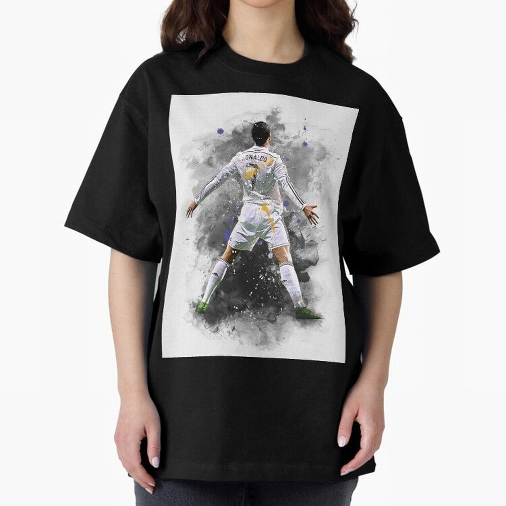 Cristiano Ronaldo 7 Oversized T-Shirt Bring Champion Energy into Global Football Passion for FIFA World Cup 2026 Group Stage, with Haaland and Mbappe, Portugal, Spain and Germany, Goal Celebration Energy, Supporter Heritage, Football Icons and