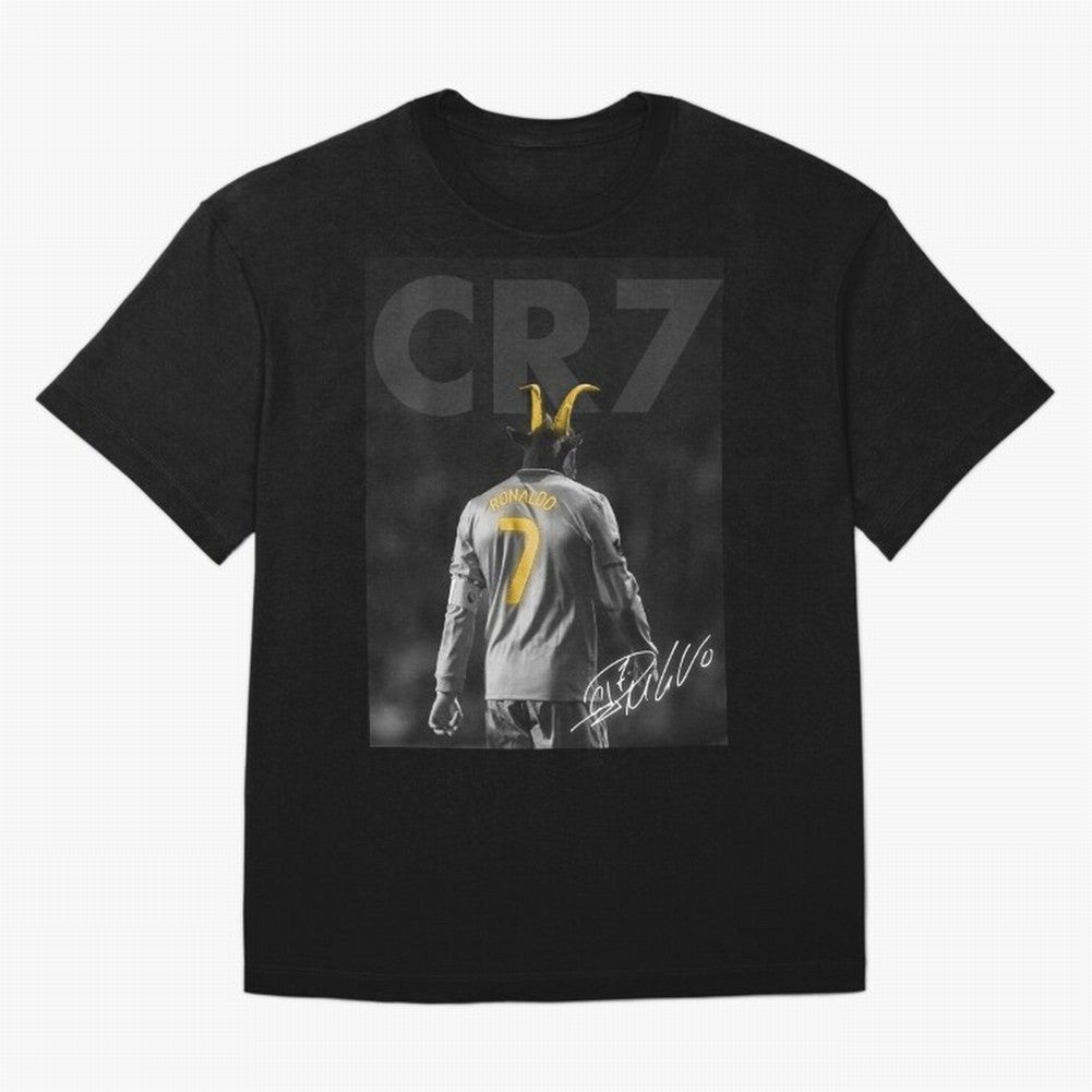 CR7 The Goat Poster Oversized T-Shirt Bring Match Day Fire to Global Football Passion for FIFA World Cup 2026 USA Canada Mexico, Built around CR7, England and Germany, Global Supporter Spirit, Legendary Goals, National Colors and Tournament